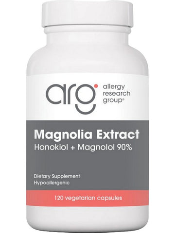 Allergy Research Group, Magnolia Extract Honokiol + Magnolol 90%, 120 Vegetarian Capsules