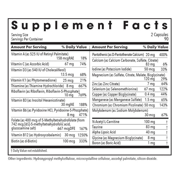 Allergy Research Group, MVM-A with Antioxidants, 180 Vegetarian Capsules