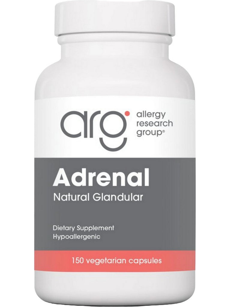 Allergy Research Group, Adrenal Natural Glandular, 150 Vegetarian Capsules