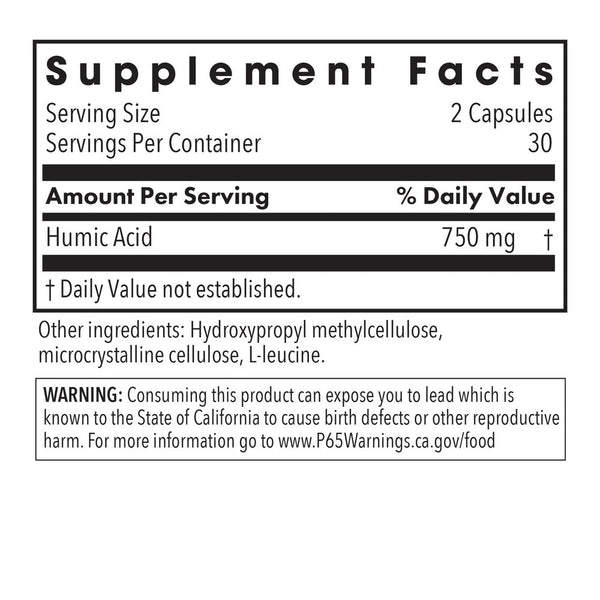 Allergy Research Group, Humic Acid, 60 Vegetarian Capsules