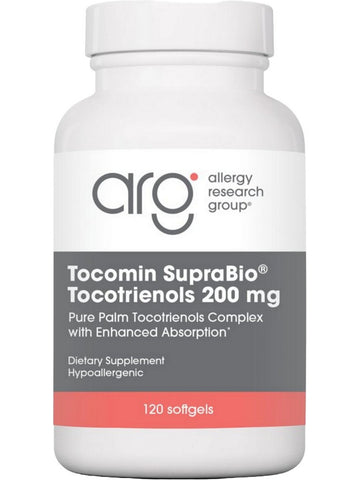 Allergy Research Group, Tocomin SupraBio Tocotrienols 200 mg, 120 Softgels