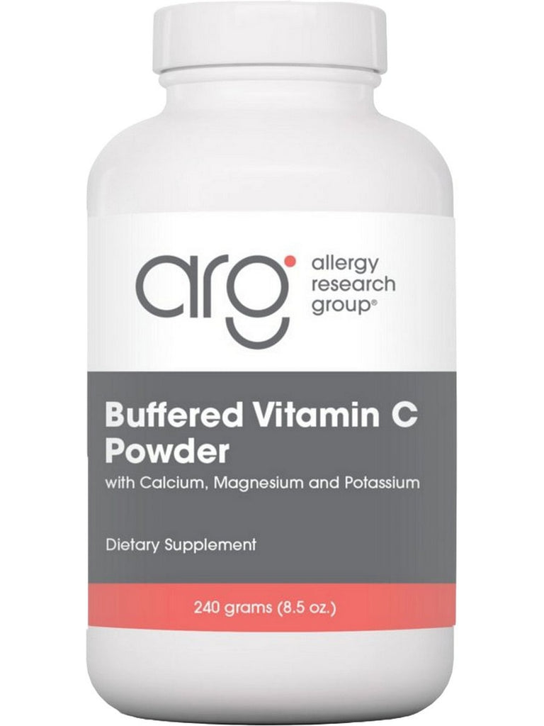 Allergy Research Group, Buffered Vitamin C Powder with Calcium, Magnesium and Potassium, 240 grams (8.5 oz)