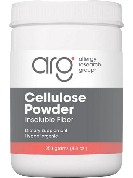 Allergy Research Group, Cellulose Powder Insoluble Fiber, 250 grams (8.8 oz)