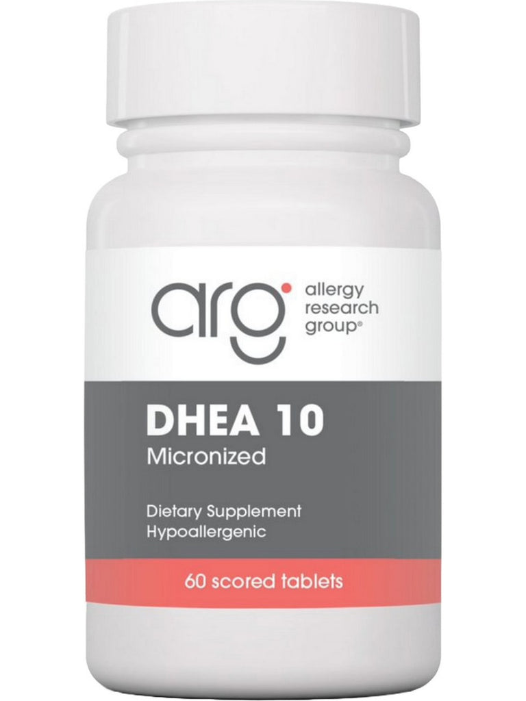 Allergy Research Group, DHEA 10 Micronized Lipid Matrix, 60 Scored Tablets