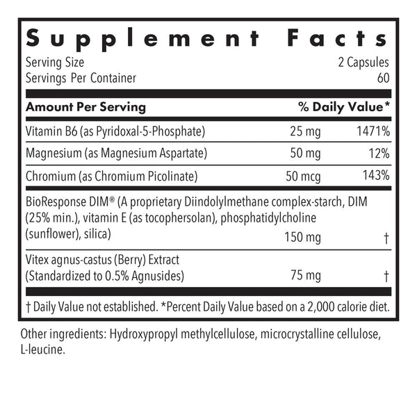 Allergy Research Group, DIM Vitex Supports, 120 Vegetarian Capsules