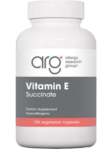 Allergy Research Group, Vitamin E Succinate, 100 Vegetarian Capsules