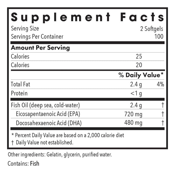 Allergy Research Group, Super EPA Fish Oil Concentrate, 200 Softgels