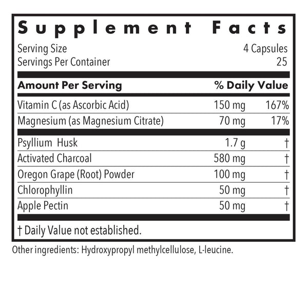 Allergy Research Group, GastroCleanse with Psyllium Husks, 100 Vegetarian Capsules