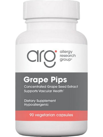 Allergy Research Group, Grape Pips Proanthocyanidins, 90 Vegetarian Capsules