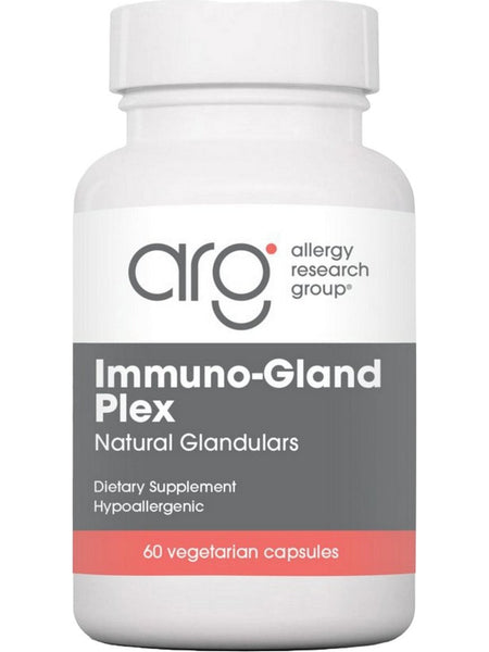 Allergy Research Group, Immuno-Gland Plex Natural Glandulars, 60 Vegetarian Capsules