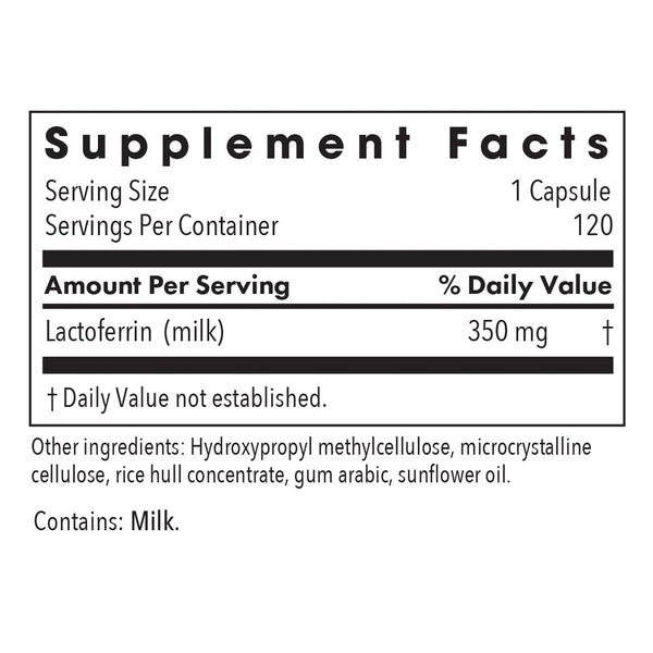 Allergy Research Group, Laktoferrin, 120 Vegetarian Capsules