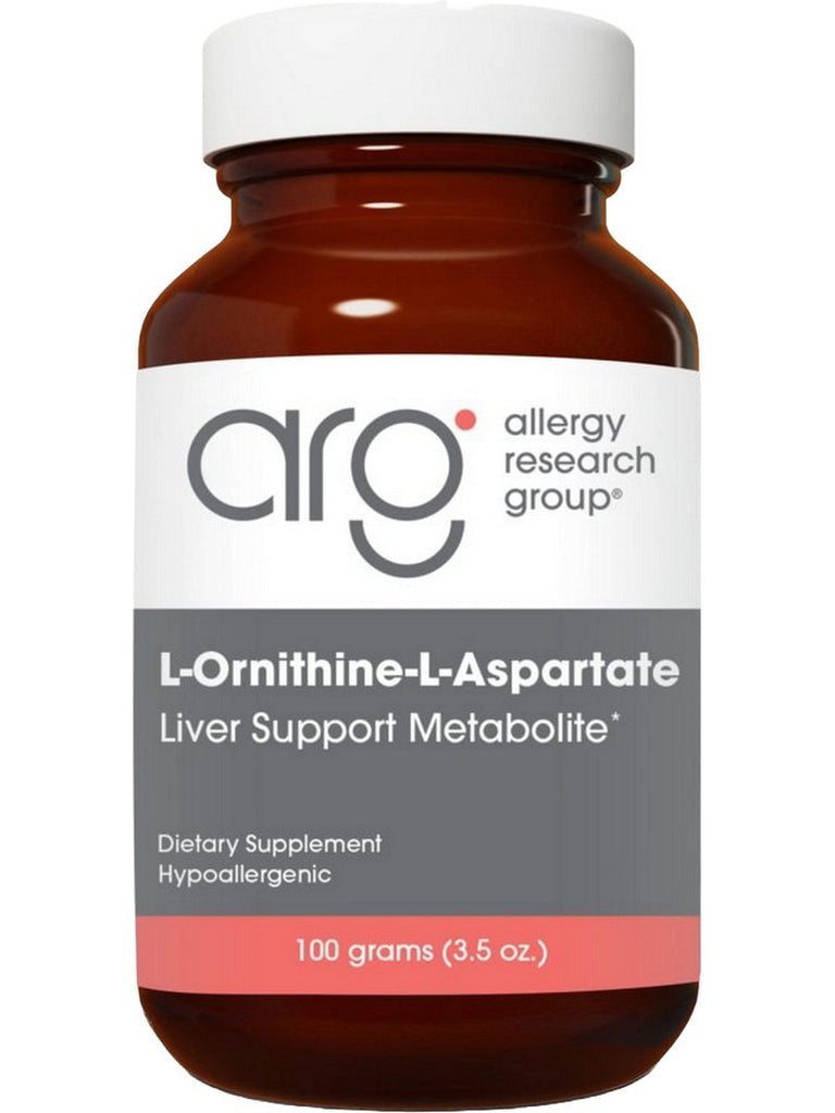 Allergy Research Group, L-Ornithine-L-Aspartate, 100 grams (3.5 oz)