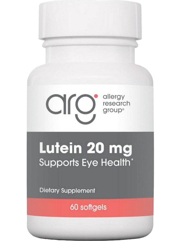 Allergy Research Group, Lutein Key Eye Nutrient, 60 Softgels