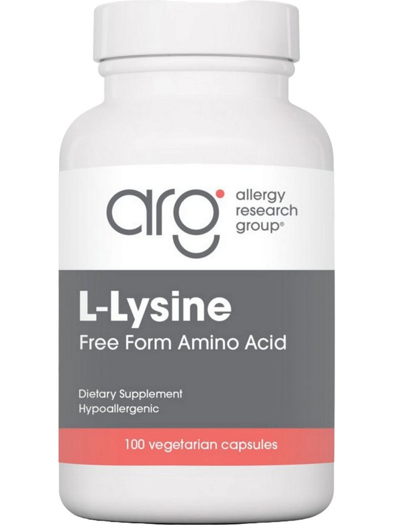Allergy Research Group, L-Lysine 500 mg, 100 Vegetarian Capsules