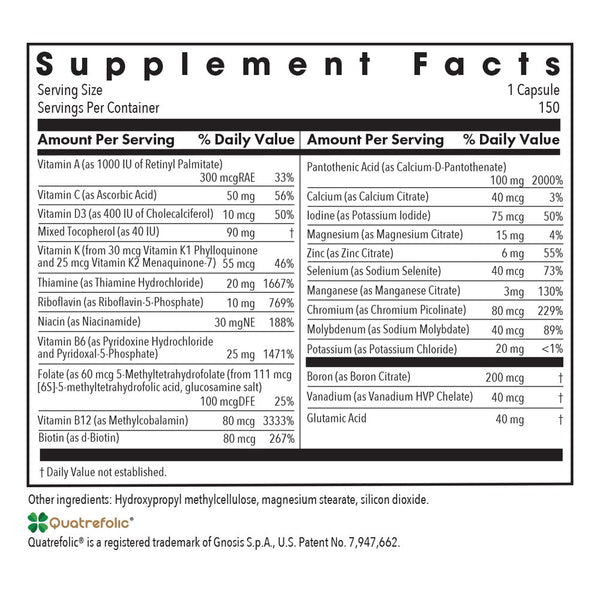 Allergy Research Group, Multi-Vi-Min without Copper & Iron, 150 Vegetarian Capsules
