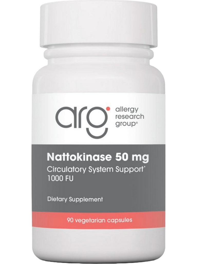 Allergy Research Group, Nattokinase 50 mg, 90 Vegetarian Capsules