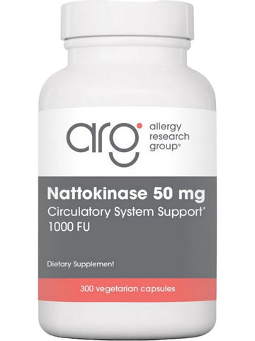 Allergy Research Group, Nattokinase 50 mg, 300 Vegetarian Capsules