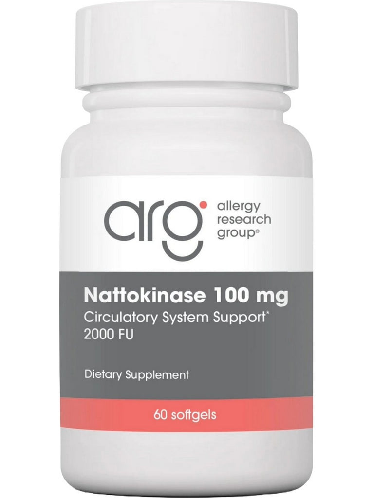 Allergy Research Group, Nattokinase 100 mg, 60 Softgels