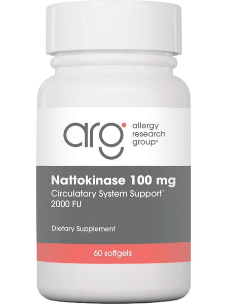 Allergy Research Group, Nattokinase 100 mg, 60 Softgels