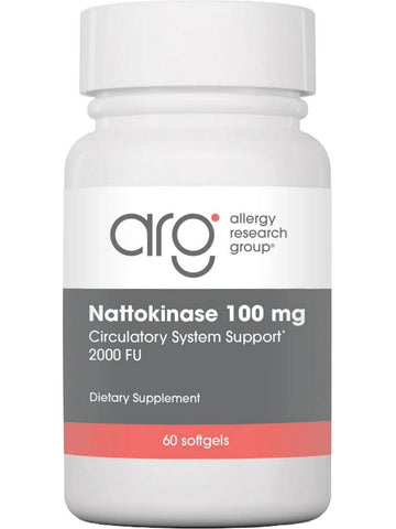 Allergy Research Group, Nattokinase 100 mg, 60 Softgels