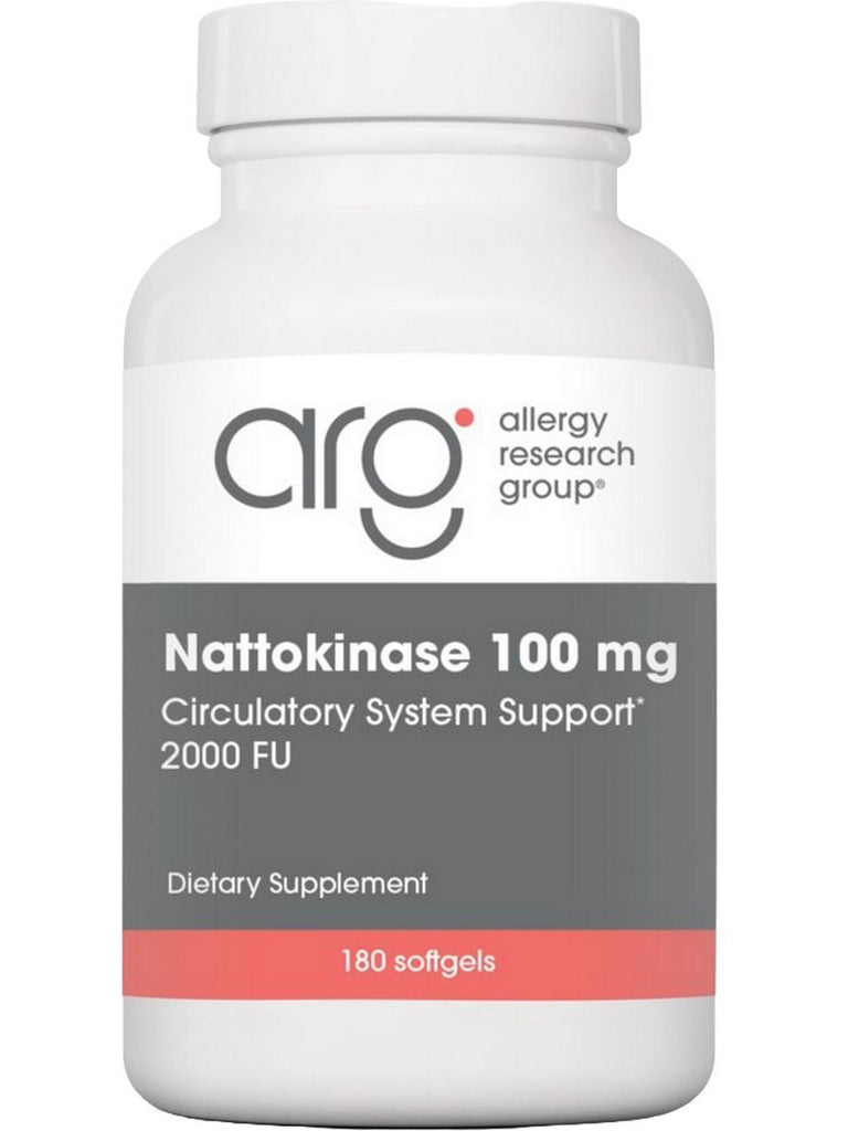 Allergy Research Group, Nattokinase 100 mg, 180 Softgels