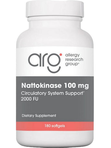 Allergy Research Group, Nattokinase 100 mg, 180 Softgels