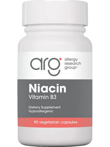 Allergy Research Group, Niacin Vitamin B3, 90 Vegetarian Capsules