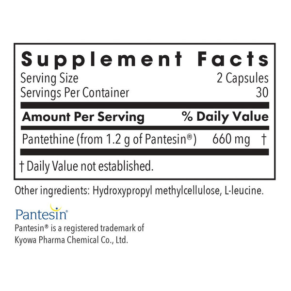 Allergy Research Group, Pantethine Vitmain B5 Metabolite, 60 Vegetarian Capsules