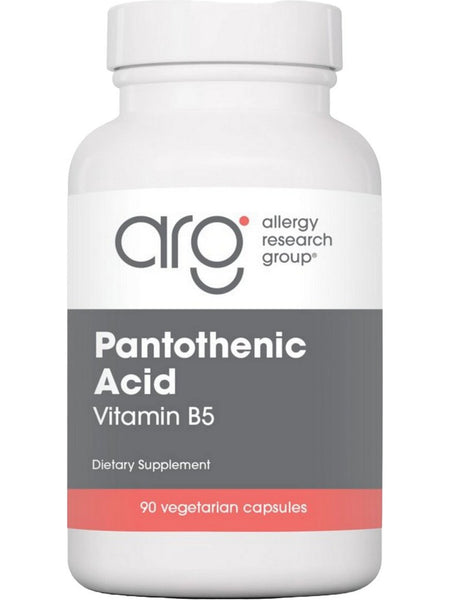 Allergy Research Group, Pantothenic Acid Vitamin B5, 90 Vegetarian Capsules