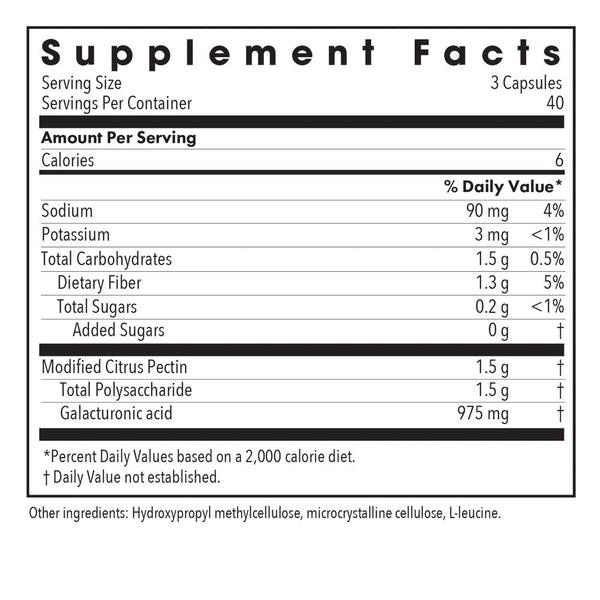 Allergy Research Group, Modified Citrus Pectin 500 mg, 120 Vegetarian Capsules