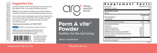 Allergy Research Group, Perm A Vite Powder, 238 grams (8.4 oz)