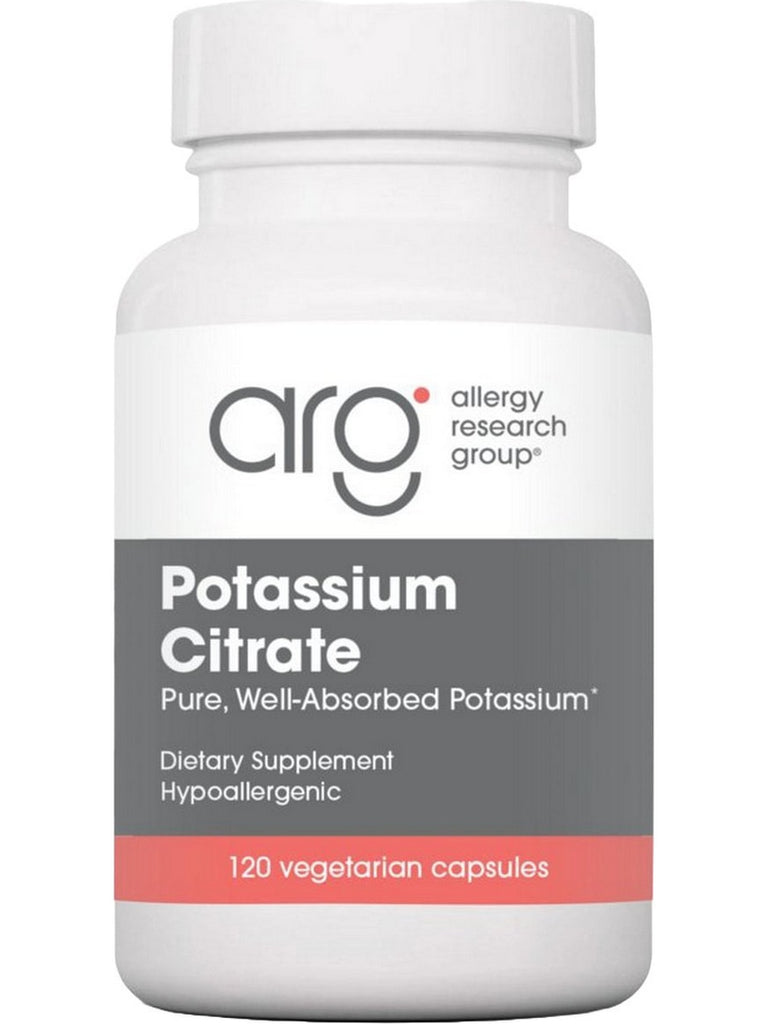 Allergy Research Group, Potassium Citrate, 120 Vegetarian Capsules