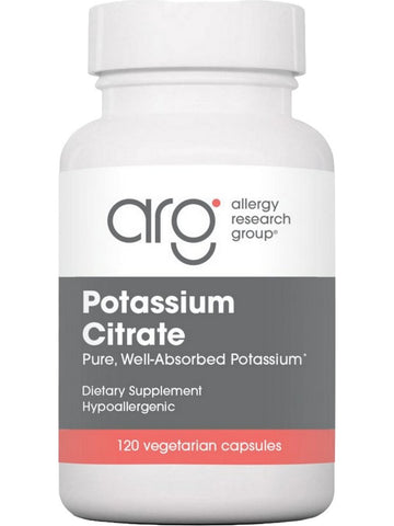 Allergy Research Group, Potassium Citrate, 120 Vegetarian Capsules