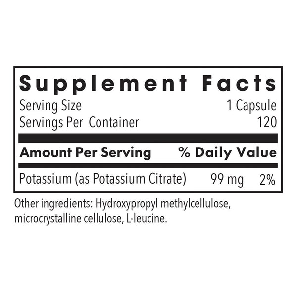 Allergy Research Group, Potassium Citrate, 120 Vegetarian Capsules