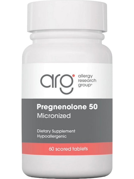 Allergy Research Group, Pregnenolone 50, 60 Scored Tablets