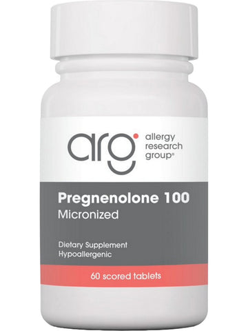 Allergy Research Group, Pregnenolone 100, 60 Scored Tablets