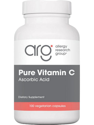 Allergy Research Group, Pure Vitamin C Ascorbic Acid, 100 Vegetarian Capsules