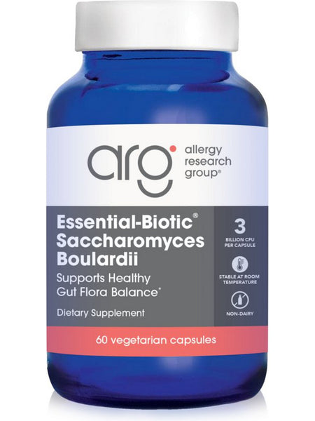 Allergy Research Group, Essential-Biotic Saccharomyces Boulardii, 60 Vegetarian Capsules