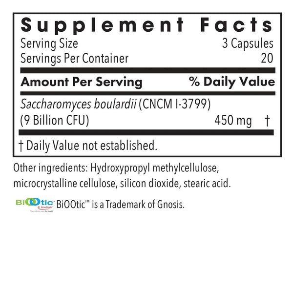 Allergy Research Group, Essential-Biotic Saccharomyces Boulardii, 60 Vegetarian Capsules