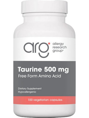 Allergy Research Group, Taurine 500 mg, 100 Vegetarian Capsules