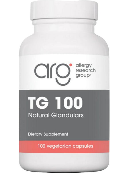 Allergy Research Group, TG 100 Natural Glandulars, 100 Vegetarian Capsules