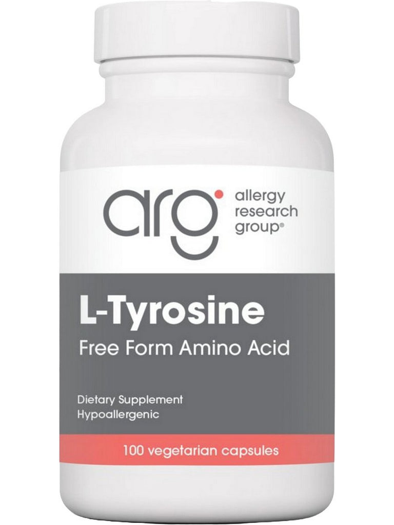 Allergy Research Group, L-Tyrosine 500 mg, 100 Vegetarian Capsules
