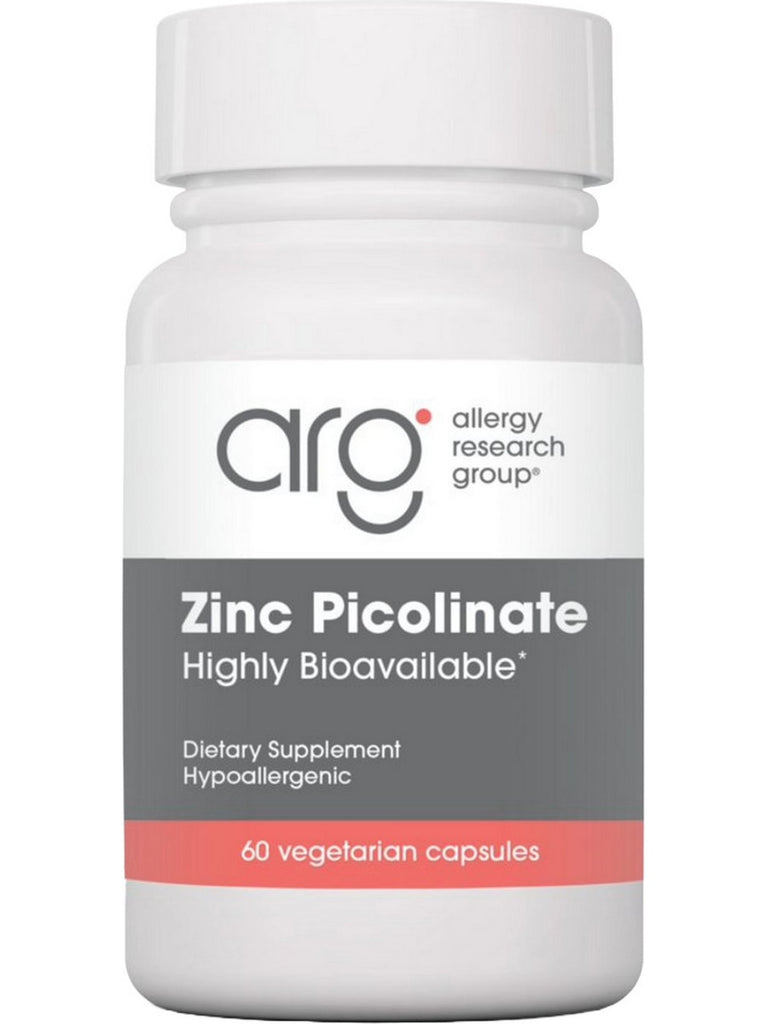 Allergy Research Group, Zinc Picolinate 25 mg, 60 Vegetarian Capsules