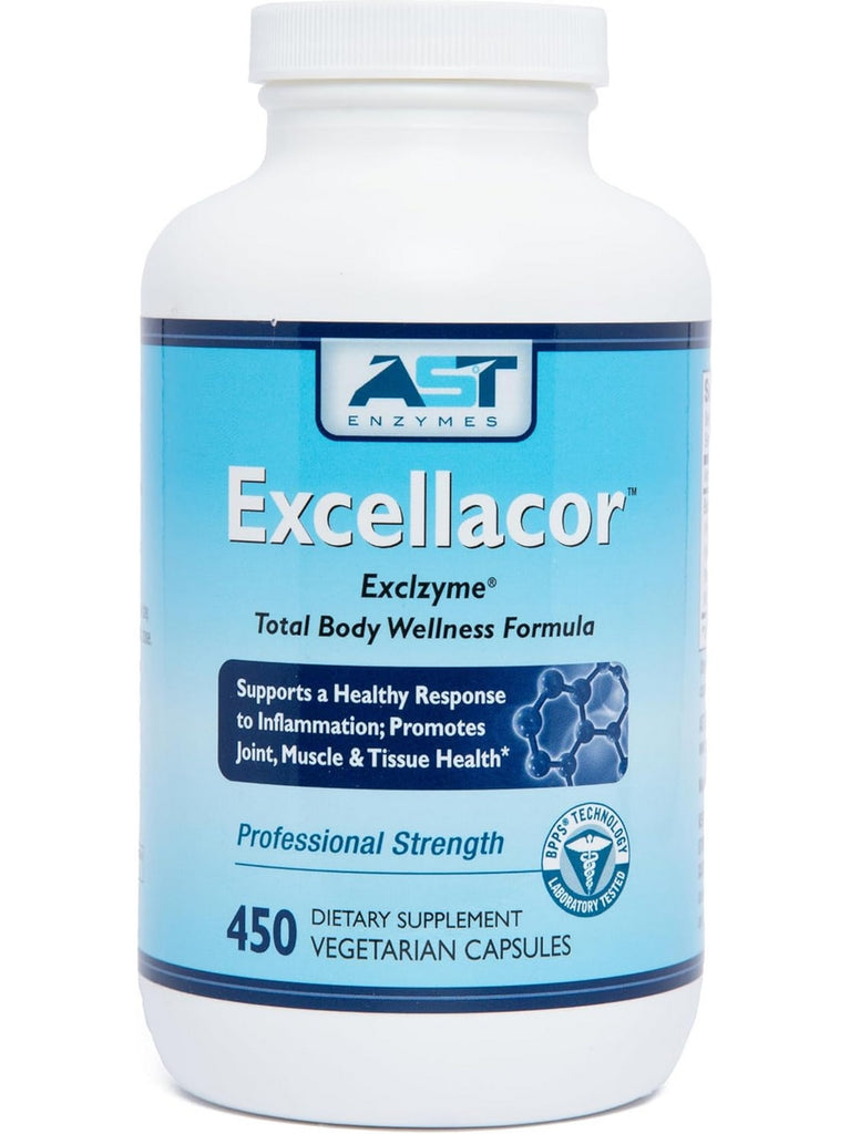 AST Enzymes, Excellacor, 450 Vegetarian Capsules