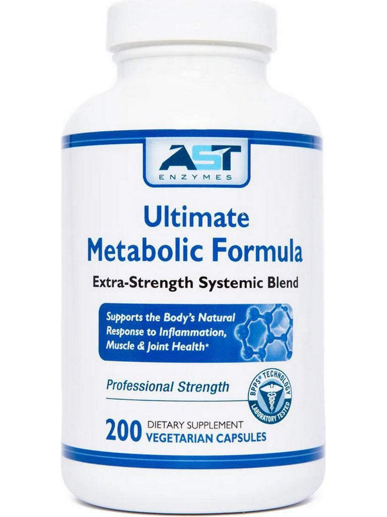 AST Enzymes, Ultimate Metabolic Formula, 200 Vegetarian Capsules