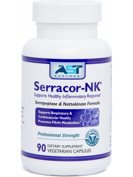 AST Enzymes, Serracor-NK, 90 Vegetarian Capsules