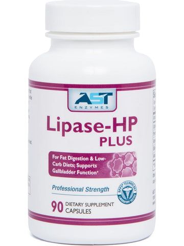 AST Enzymes, Lipase-HP Plus, 90 Vegetarian Capsules