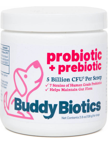 BuddyBiotics, Probiotic + Prebiotic (Dog), 3.8 oz (108 g)
