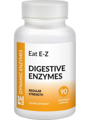 Dynamic Enzymes, Eat E-Z (Digestive Enzymes), 90 Vegetarian Capsules