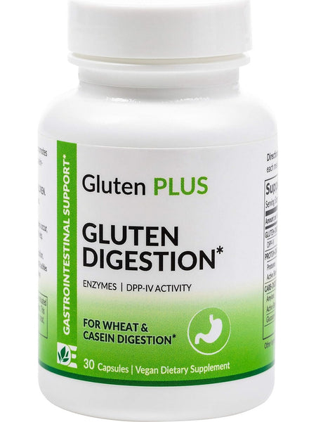 Dynamic Enzymes, Gluten Plus (Gluten Digestion), 30 Vegetarian Capsules